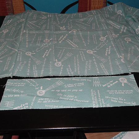 making upholstered seat cushion covers