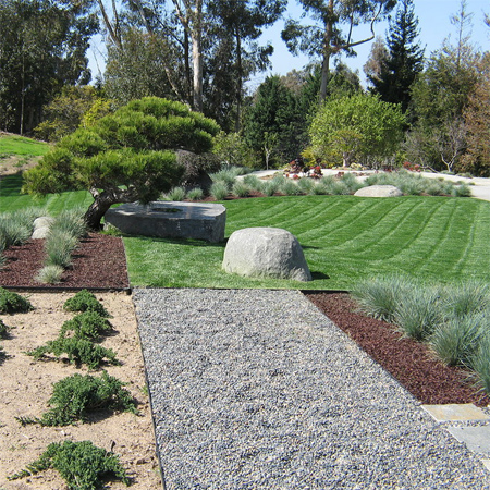 low maintenance garden replace lawn turn with gravel beds