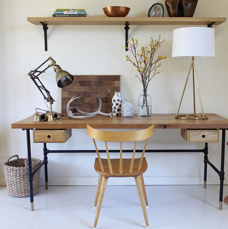 Add the beauty of wood furniture and accessories to a home