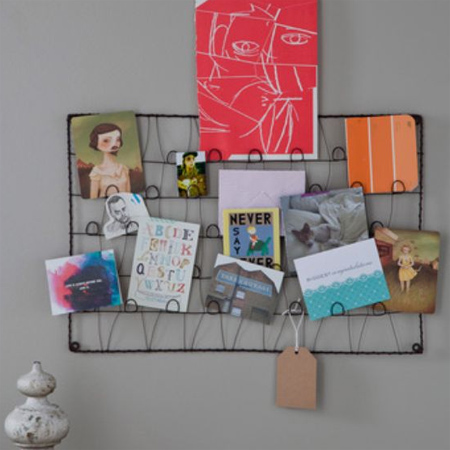 Crafty ideas to use wire for home decor projects wire notice board magazine rack