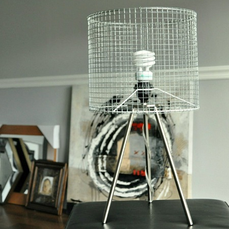 Crafty ideas to use wire for home decor projects wire pendant light chandelier wire mesh table lamp