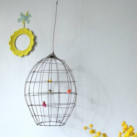 Crafty ideas to use wire for home decor projects name for birdhouse