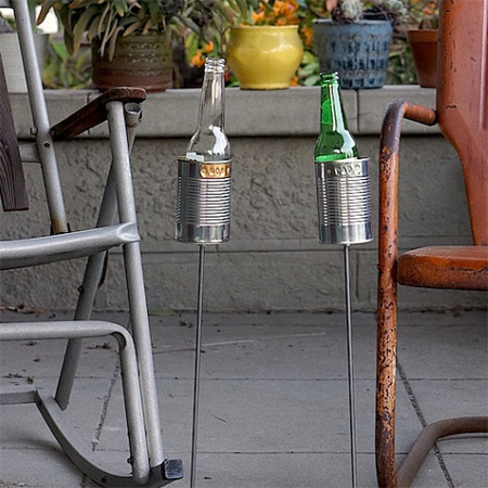 Best recycled can ideas outdoor beer holder caddy