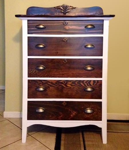 Restore antique or vintage chest of drawers 