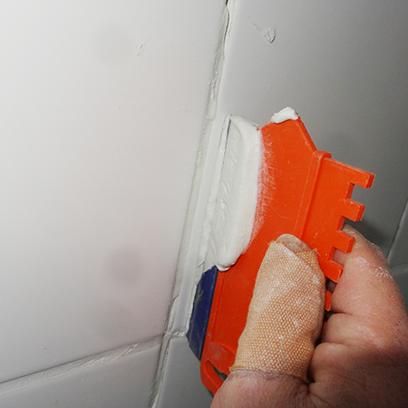 remove replace fix cracked broken or missing grout tal tiling tools