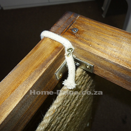 Make a jute or rope bench