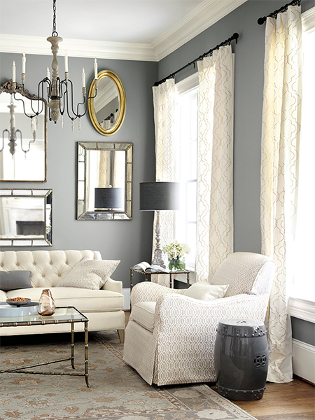 how to hang curtains or drapes