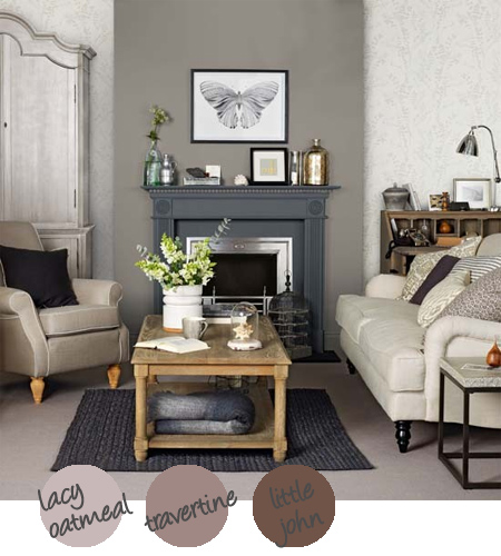 Decorate with shades of grey and neutral colours