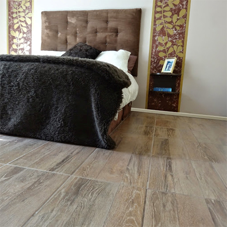 tile africa wood-look tiles imprinted with wood grain design diy installation tile bedroom floor