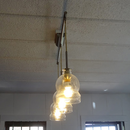 upcycle plastic bottles into pendant lamp shades