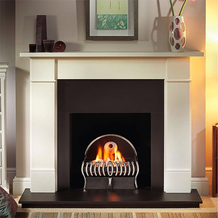 freestanding fireplace surround for gas or electric fire