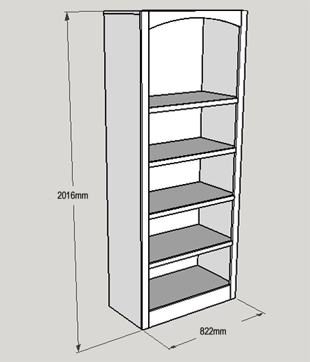 Bookcases for home office storage
