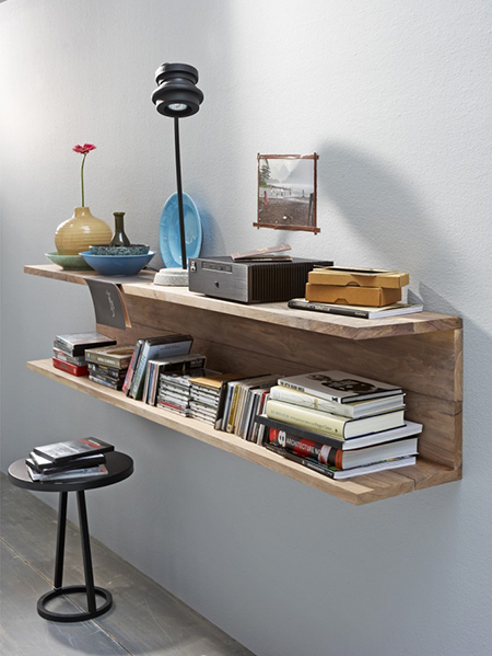 easy wall shelf with biscuit joiner