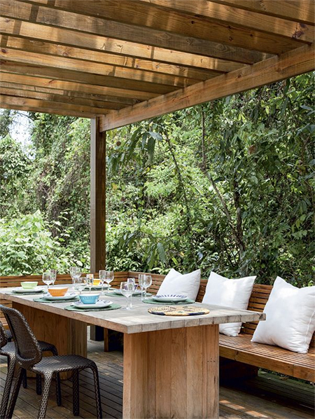 how to make your own diy outdoor dining table