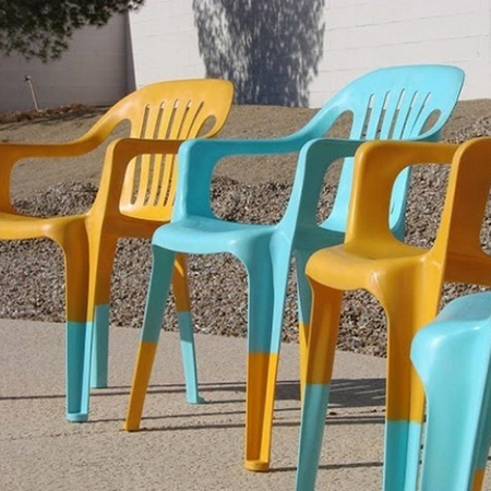 rustoleum spray paint plastic garden chairs furniture