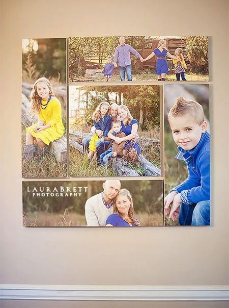 Creative ways to display your family photos 