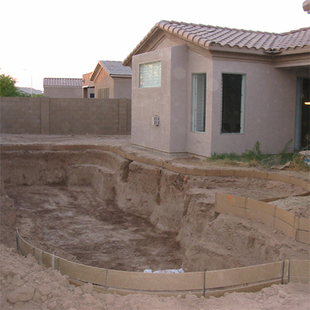 how to build diy swimming pool concrete forms
