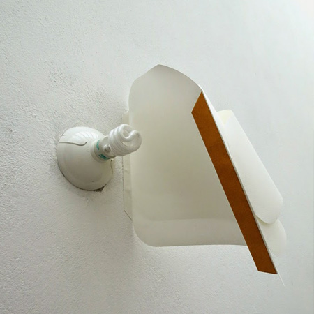 Paper wall lights that add modern glamour