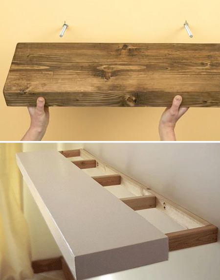 How to  shelf ideas that you can DIY
