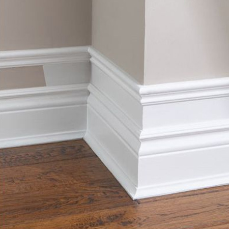 Easy and affordable remodelling ideas faux baseboard or skirtings