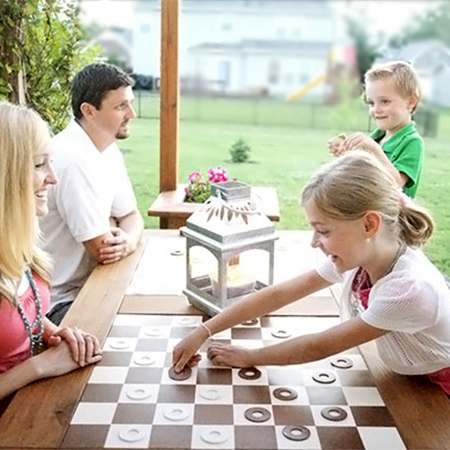 Make a diy family games table