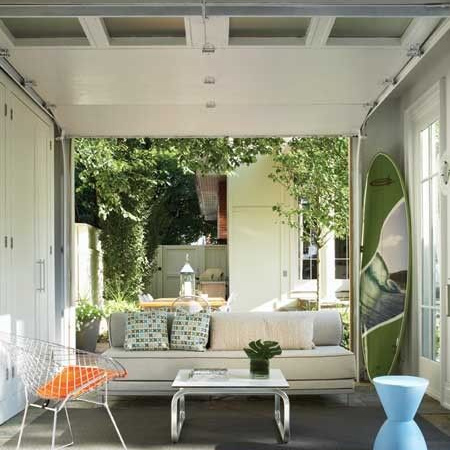 Ideas for a garage conversion patio or garden room