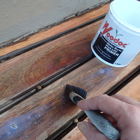 woodoc waterbased water borne exterior deck sealer plus life primer
