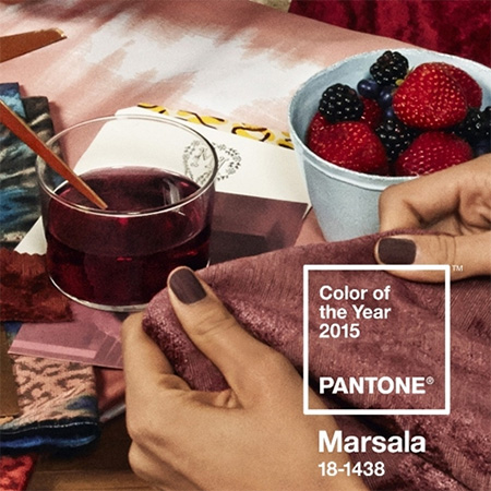 Marsala is Pantone's Colour of the Year for 2015
