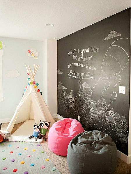rustoleum chalkboard children's wall and bedroom ideas