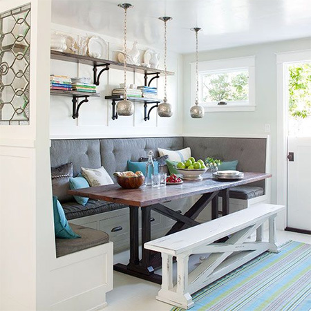 banquette for eat in kitchen or dining room