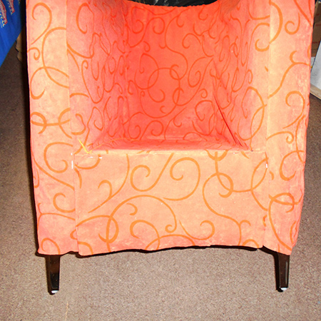 how to make slipcover for tub chair