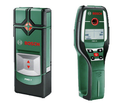 If you're unsure about drilling into walls, use a Bosch Digital Detector