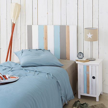 Making coastal style furniture for a child's bedroom beach bedside table