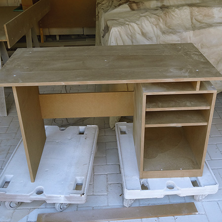 Practical desk for child or teen bedroom finished