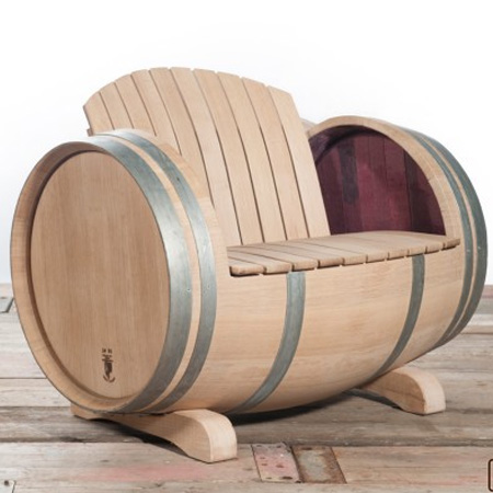make garden or outdoor furniture from wine barrels patio set