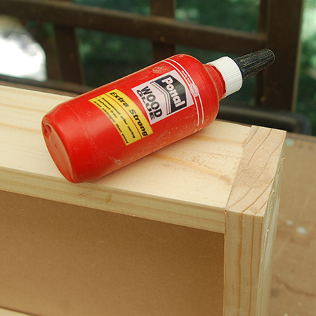 blocks wood glue sawdust sand paint smooth holes dzine chalkboard educational spray edges