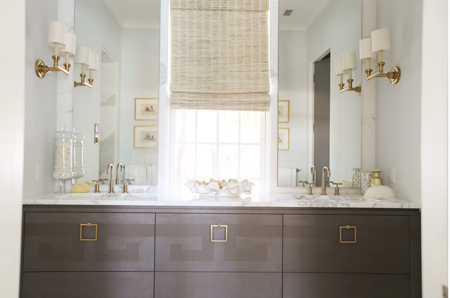 bathrooms in muted or neutral hues