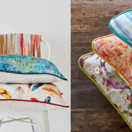 Now you can easily introduce colour and personality into your home with cushions