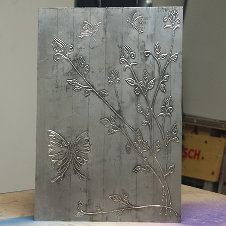 This Saturday we did a faux pewter workshop on request. Quite a few DIY Divas have commented on my faux pewter wall art and wanted to know how to make their own.