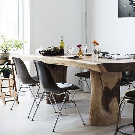 elled tree stumps for dining tables