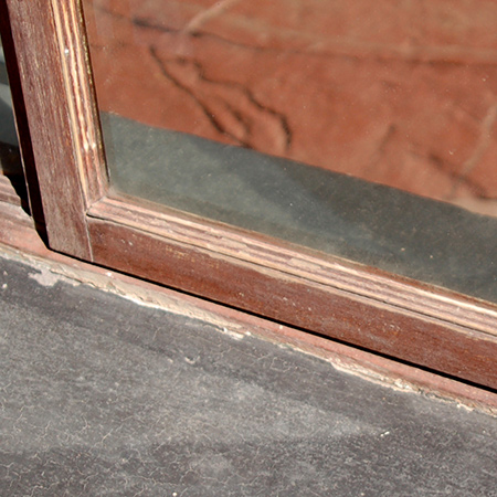 Restore wooden window frames