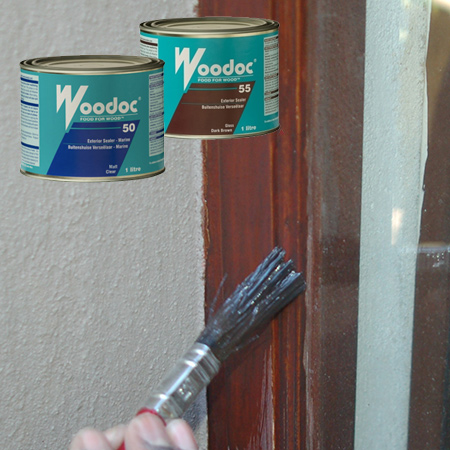 For exterior wood I always recommend that you use either Woodoc 50 [inland regions] or Woodoc 55 [coastal region]. Woodoc 50 or 55 is formulated to protect exterior wood against the elements and is the best product for exterior wooden window frames.
