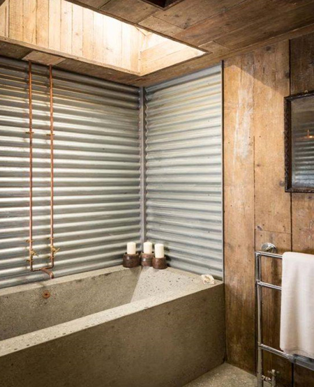 Uses for corrugated and galvanised sheet metal