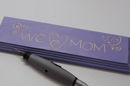 With the engraving bit you can easily make custom engraved gifts for special occasions.