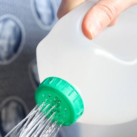 Recycle plastic milk containers into watering cans (bottles)