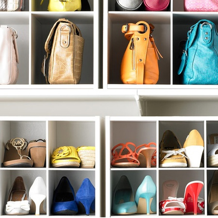 Store more shoes simply by organising them back to front