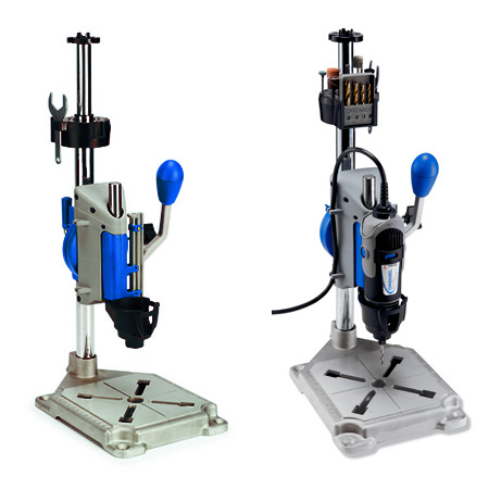 Easily turn any Dremel rotary multitool into a drill press