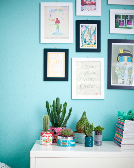 Allow your teen to decorate their room using their own creativity