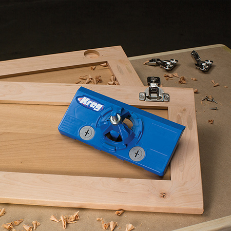Kreg launches concealed hinge jig and hinge bit from vermont sales