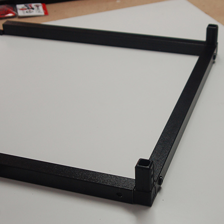 Steel frame side table - no welding!